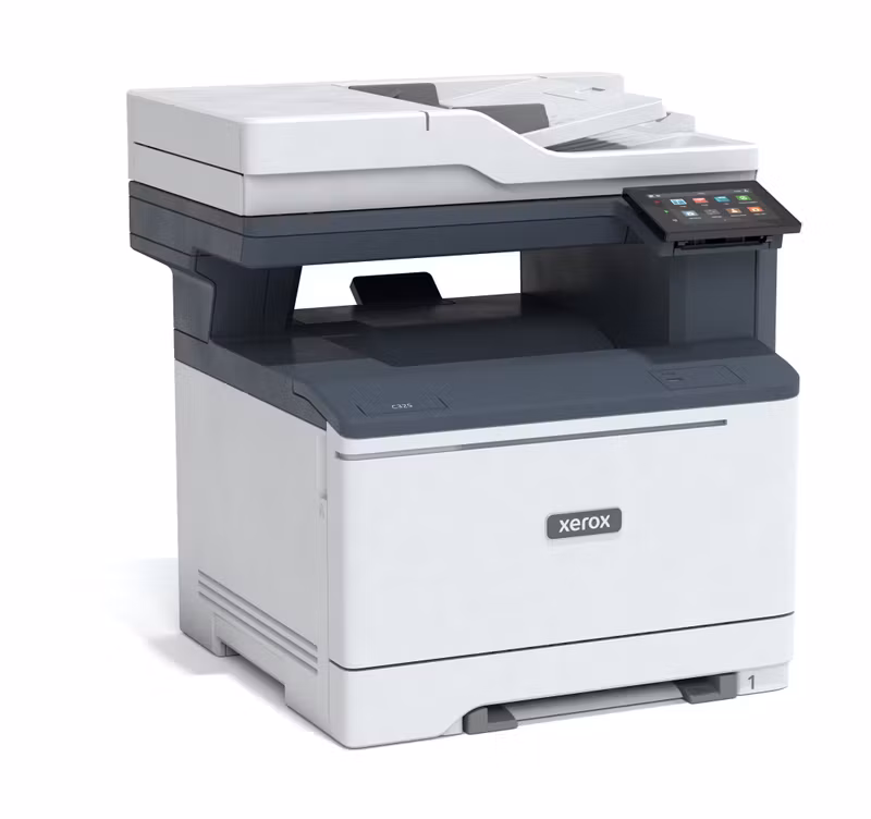 Xerox C325 A4 33 sid/min trådlös duplex kopiator/skrivare/skanner/fax PS3 PCL5e/6 2 fack totalt 251 ark