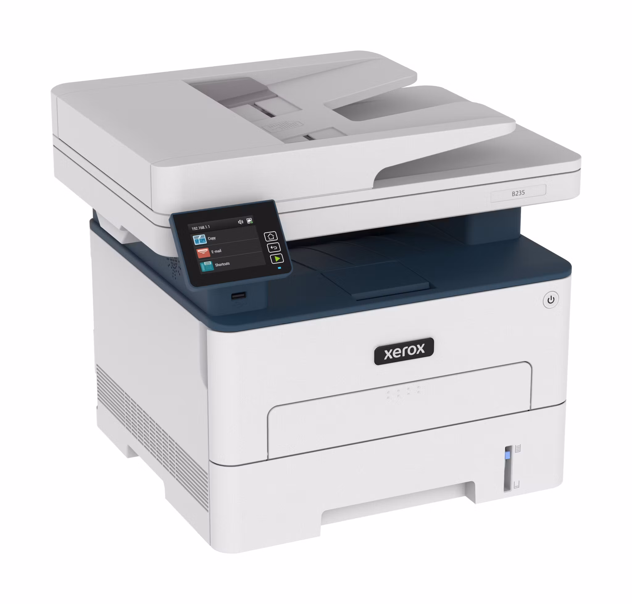 Xerox B235 A4 34 sid/min trådlös duplex skrivare/kopiator/skanner/fax PS3 PCL5e/6 ADF 2 fack totalt 251 ark