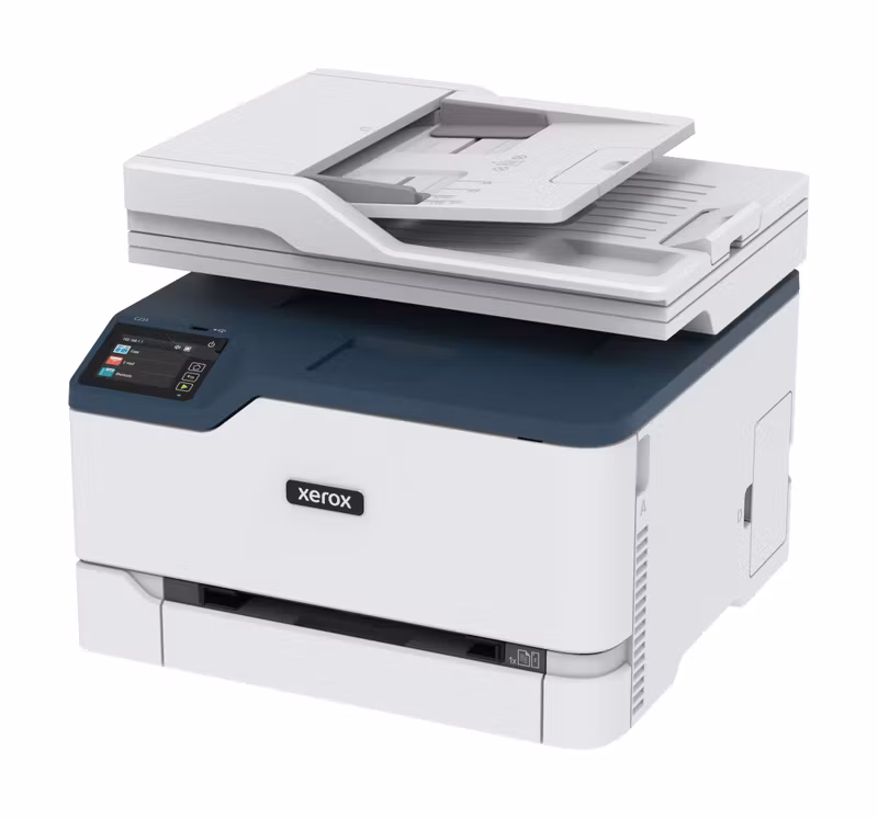 Xerox C235 A4 22 sid/min trådlös kopiator/skrivare/skanner/fax PS3 PCL5e/6 ADF 2 fack totalt 251 ark