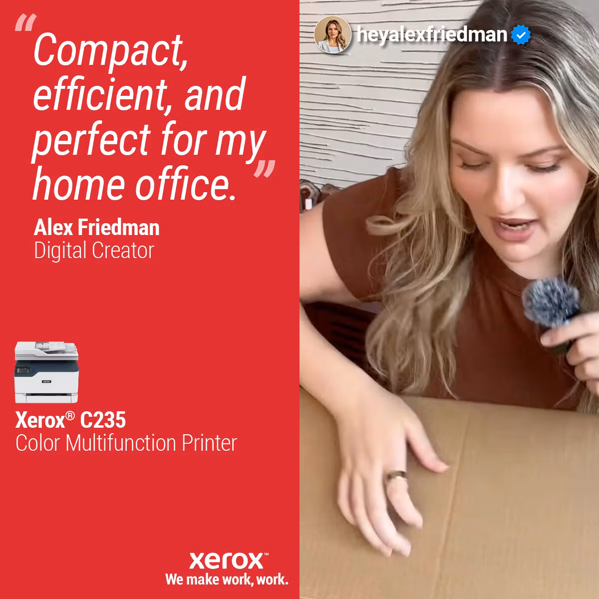 Xerox C235 A4 22 sid/min trådlös kopiator/skrivare/skanner/fax PS3 PCL5e/6 ADF 2 fack totalt 251 ark