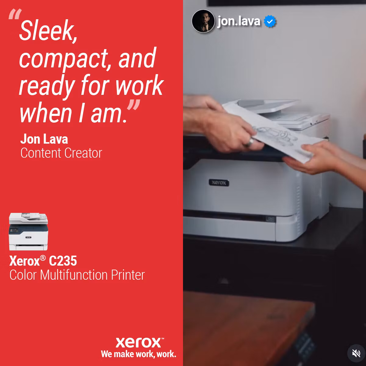 Xerox C235 A4 22 sid/min trådlös kopiator/skrivare/skanner/fax PS3 PCL5e/6 ADF 2 fack totalt 251 ark