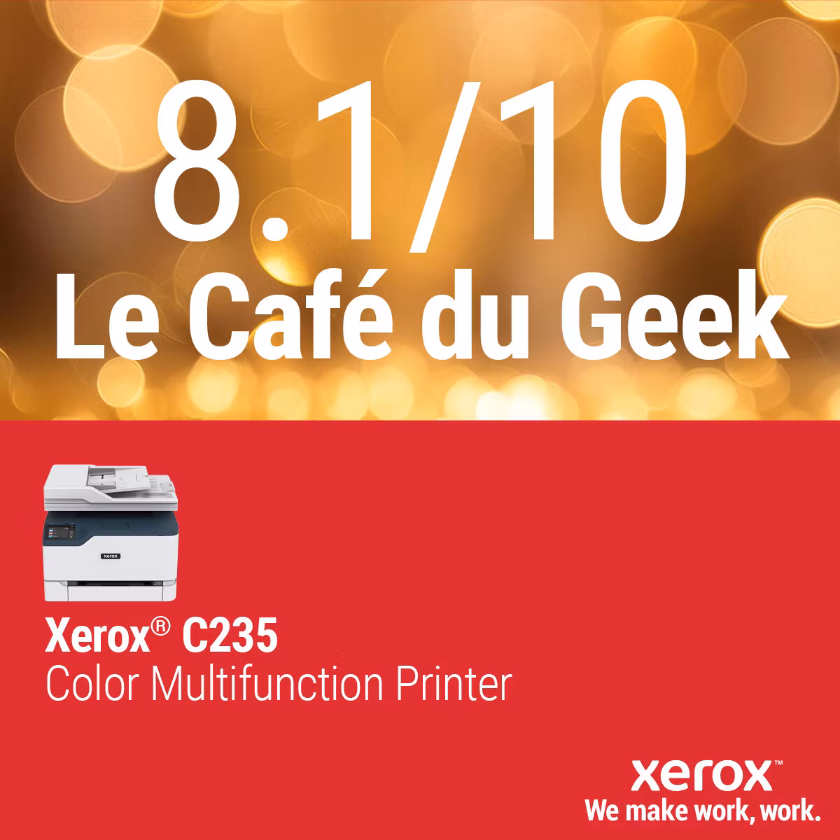 Xerox C235 A4 22 sid/min trådlös kopiator/skrivare/skanner/fax PS3 PCL5e/6 ADF 2 fack totalt 251 ark