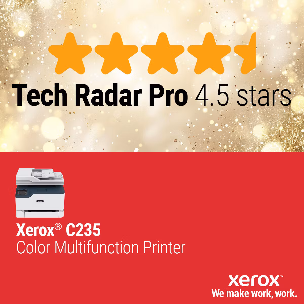 Xerox C235 A4 22 sid/min trådlös kopiator/skrivare/skanner/fax PS3 PCL5e/6 ADF 2 fack totalt 251 ark
