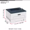 Xerox B310 A4 40 sid/min trådlös duplexskrivare PS3 PCL5e/6 2 fack totalt 350 ark
