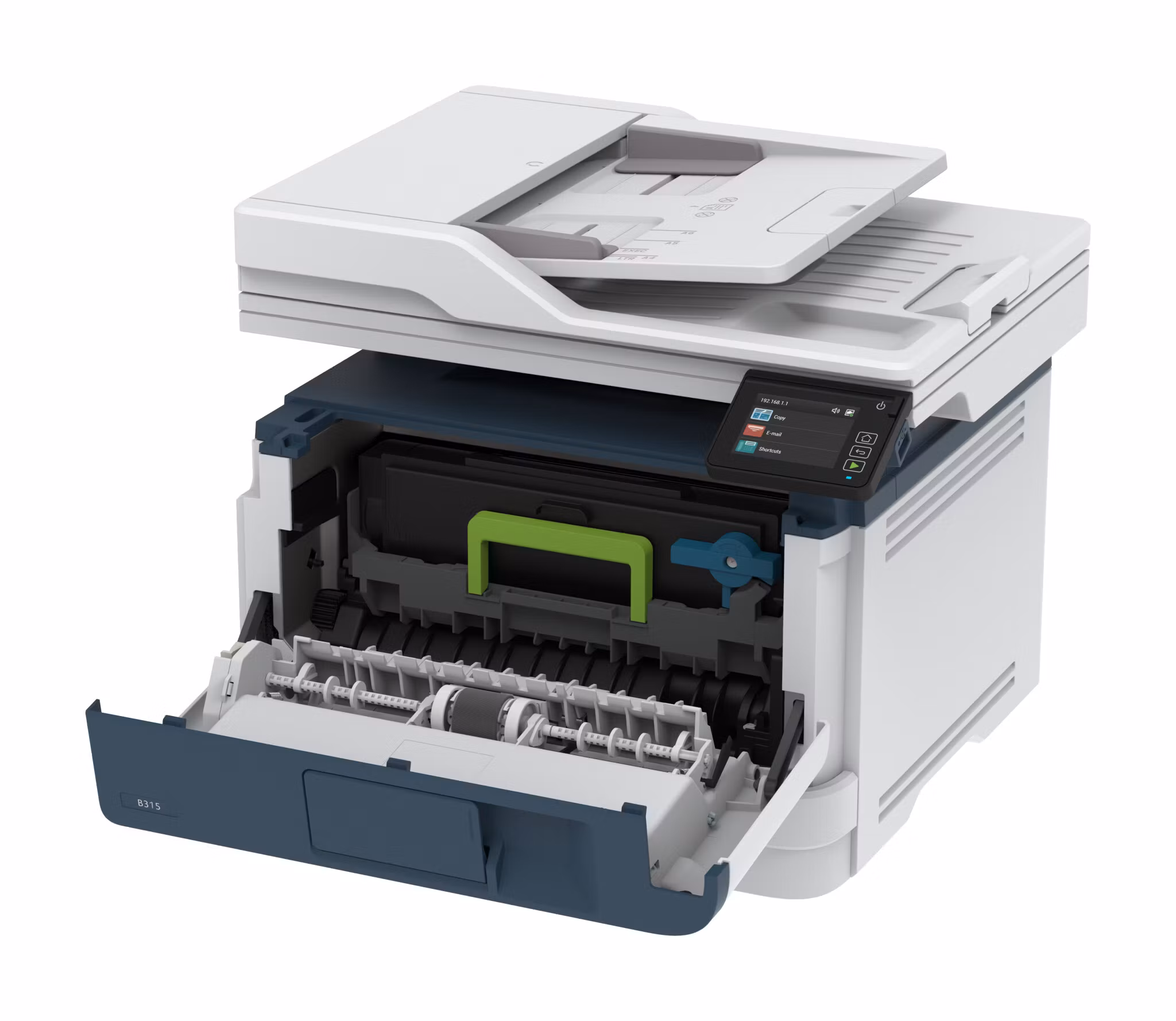 Xerox B315 A4 40ppm trådlös duplex skrivare/kopiator/skanner/fax PS3 PCL5e/6 2 fack 350 ark