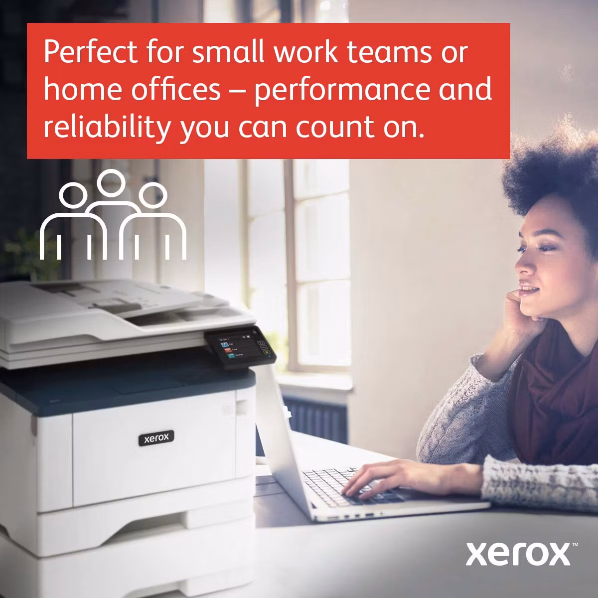Xerox B315 A4 40ppm trådlös duplex skrivare/kopiator/skanner/fax PS3 PCL5e/6 2 fack 350 ark