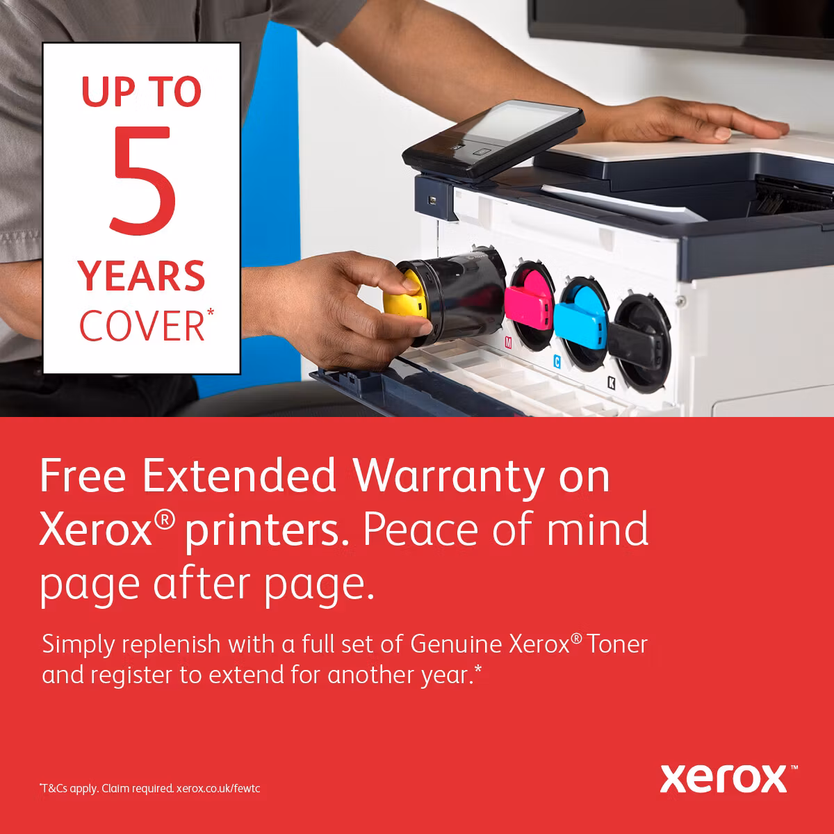 Xerox VersaLink C7000 A3 35/35 ppm duplexskrivare Adobe PS3 PCL5e/6 2 magasin totalt 620 ark