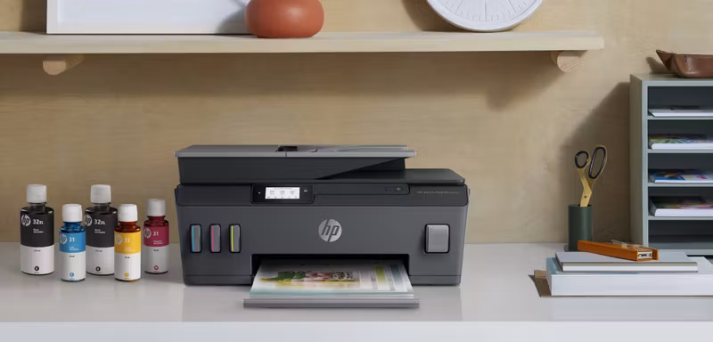 HP Smart Tank Plus 655 trådlös multifunktionsskrivare i färg – skrivare, kopiator, skanner