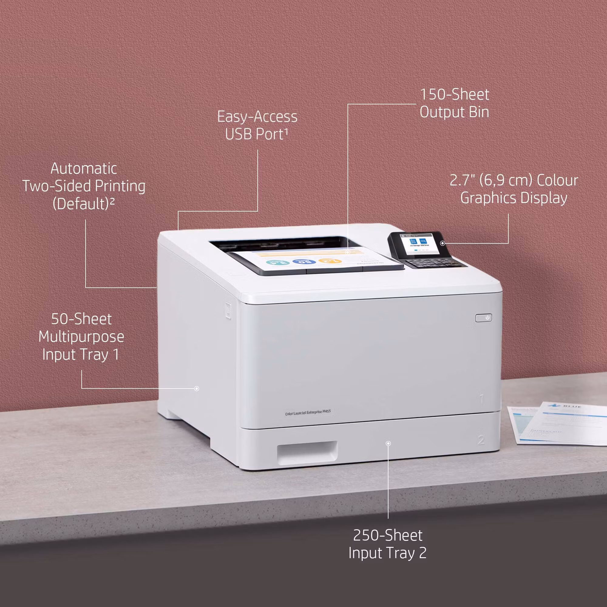 HP Color LaserJet Enterprise M455dn