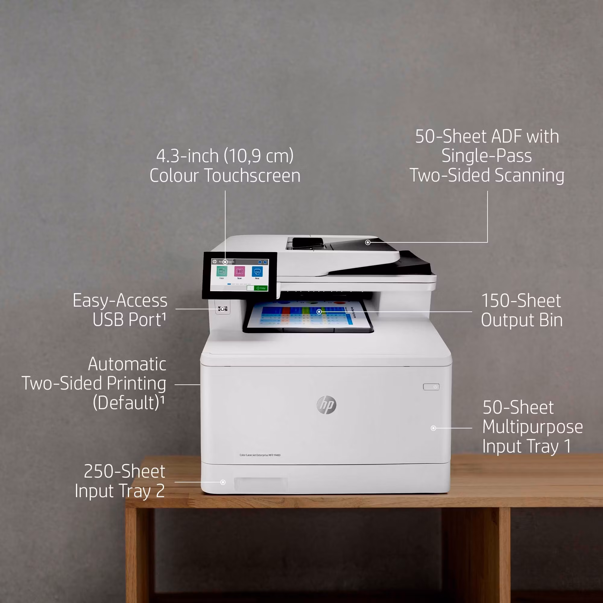 HP Color LaserJet Enterprise MFP M480f