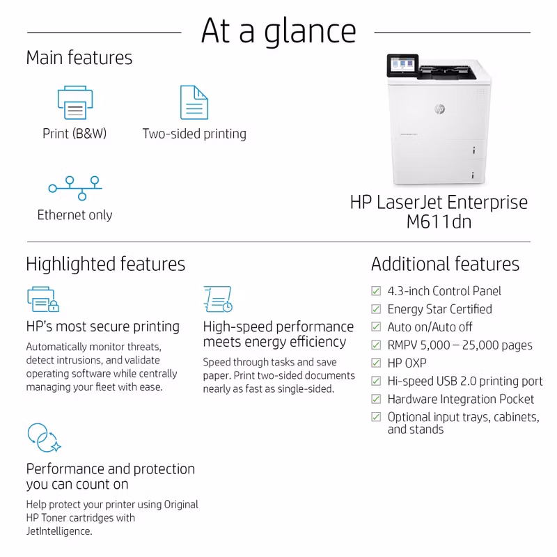 HP LaserJet Enterprise M611dn
