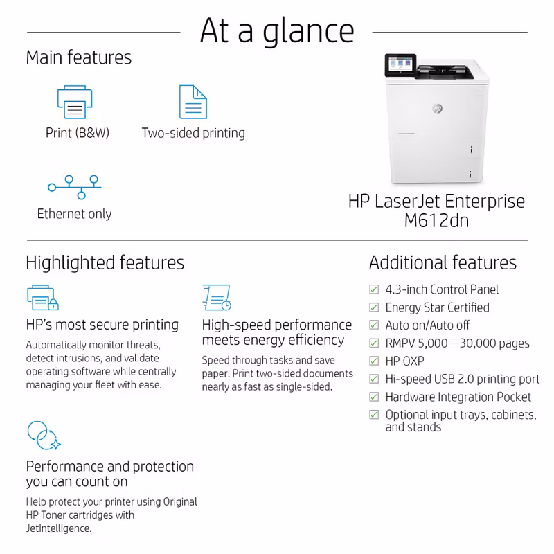 HP LaserJet Enterprise M612dn