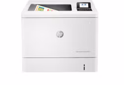 HP Color LaserJet Enterprise M554dn-skrivare, utskrift, USB-utskrift framifrån, dubbelsidig utskrift