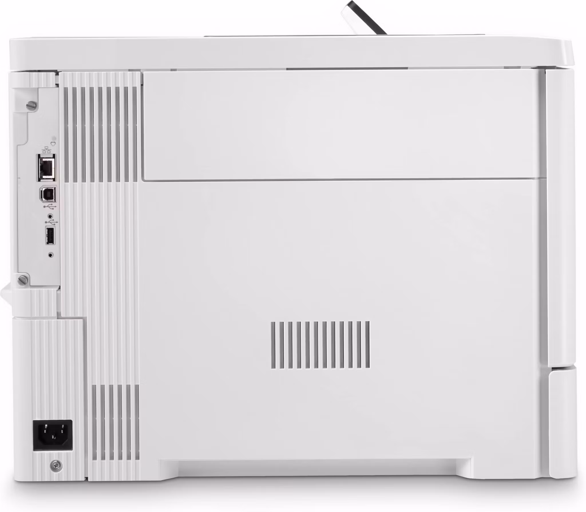 HP Color LaserJet Enterprise M554dn-skrivare, utskrift, USB-utskrift framifrån, dubbelsidig utskrift