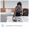 HP Color LaserJet Enterprise M554dn-skrivare, utskrift, USB-utskrift framifrån, dubbelsidig utskrift