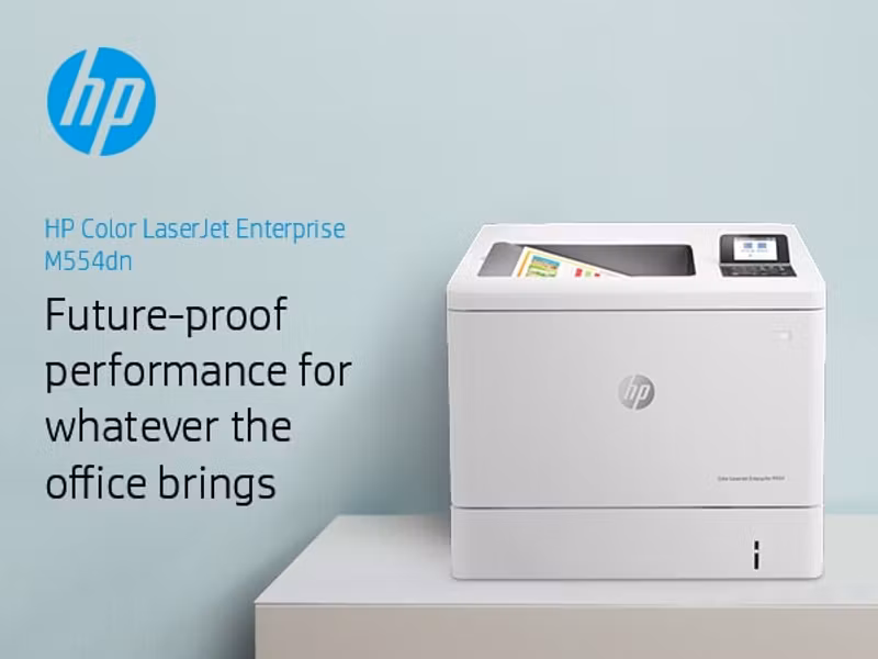 HP Color LaserJet Enterprise M554dn-skrivare