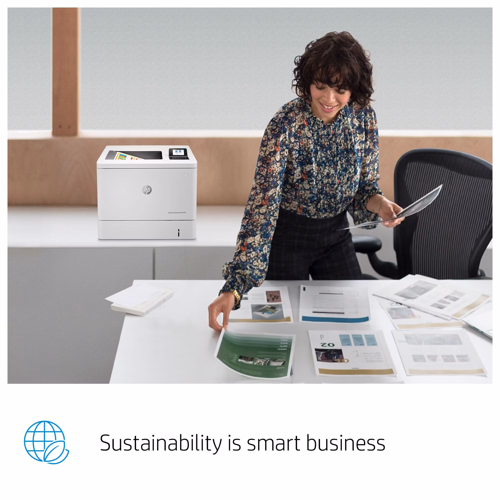 HP Color LaserJet Enterprise M554dn-skrivare