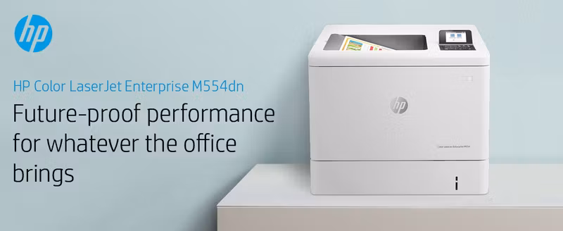 HP Color LaserJet Enterprise M554dn-skrivare