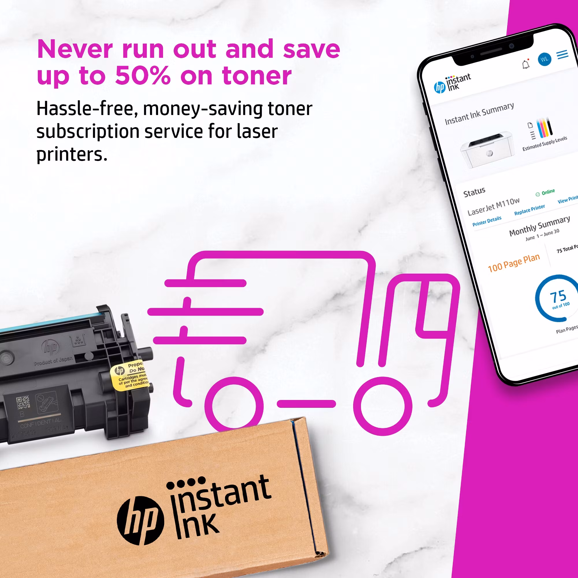 HP LaserJet M110w-skrivare