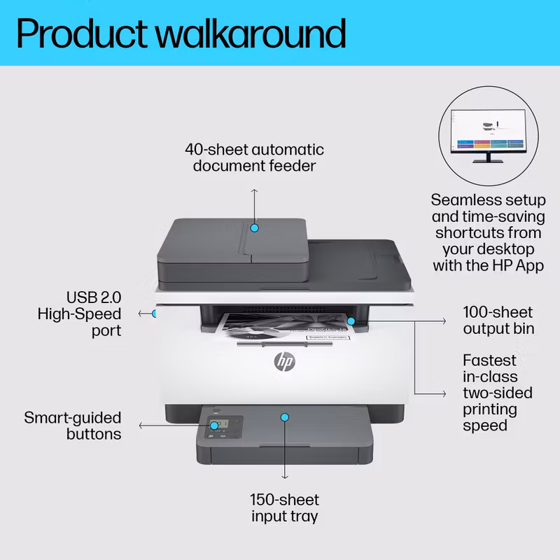 HP LaserJet MFP M234sdn-skrivare