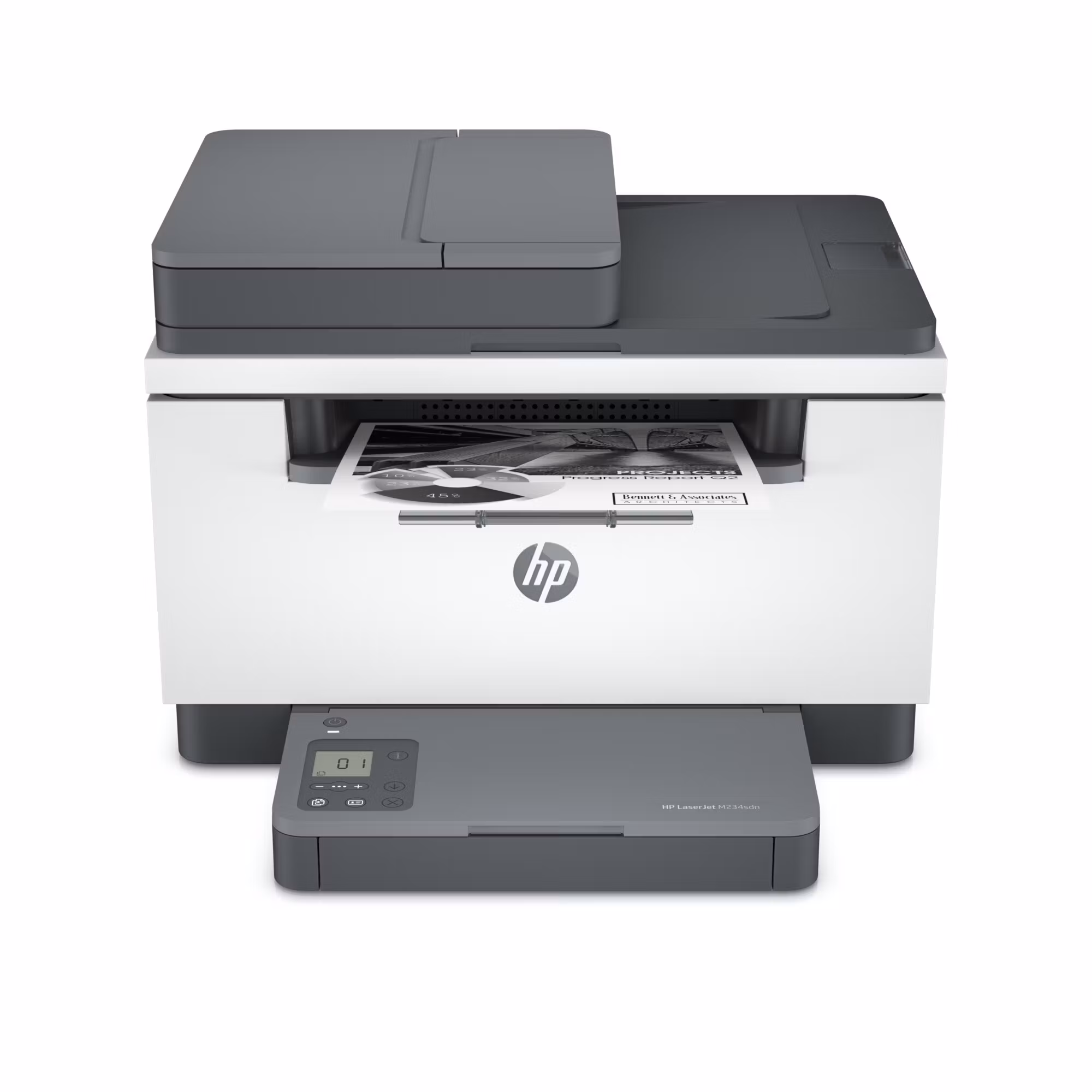 HP LaserJet MFP M234sdn, multifunktionsskrivare (grå, Instant Ink, USB, LAN, skanna, kopiera)