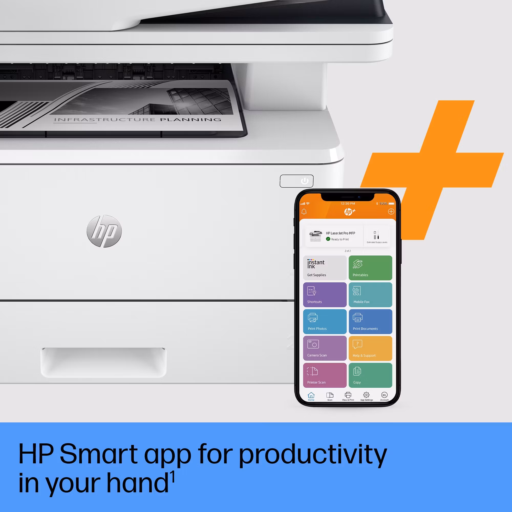 HP LaserJet Pro MFP 4102fdn skrivare Laser A4 1200 x 1200 DPI 40 sidor/min