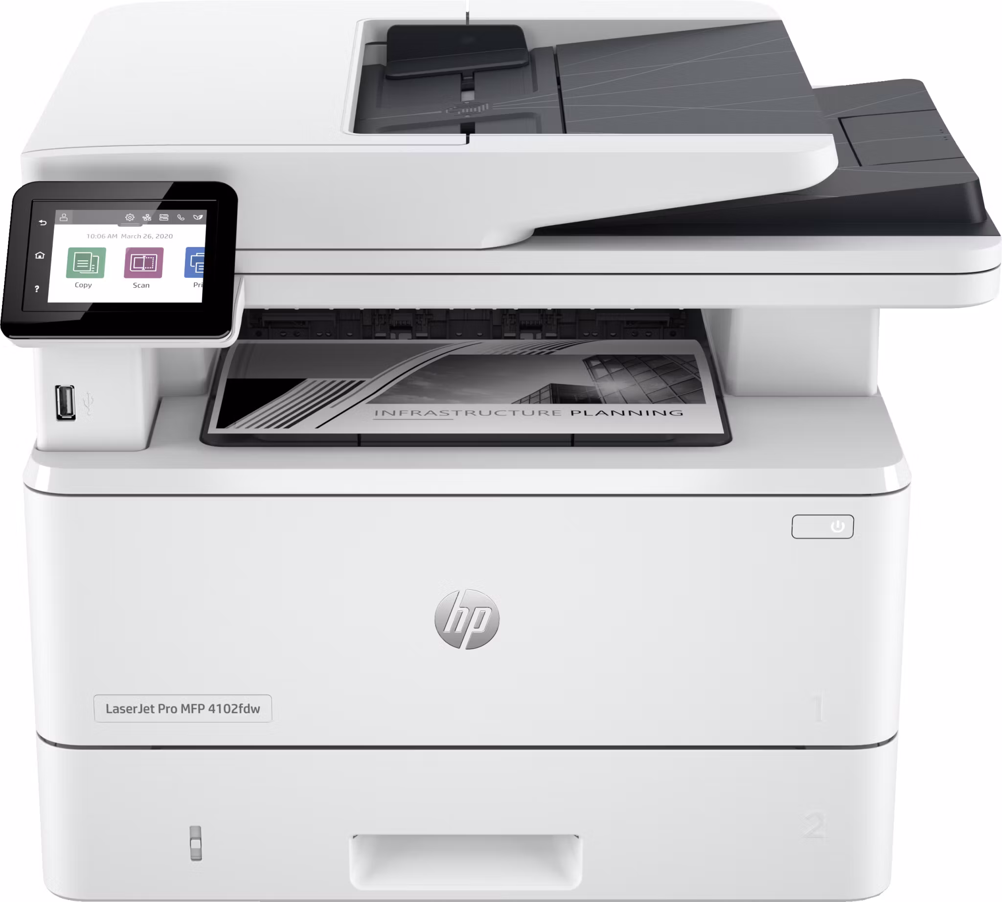 HP LaserJet Pro MFP 4102fdw skrivare Laser A4 1200 x 1200 DPI 40 sidor/min Wi‑Fi