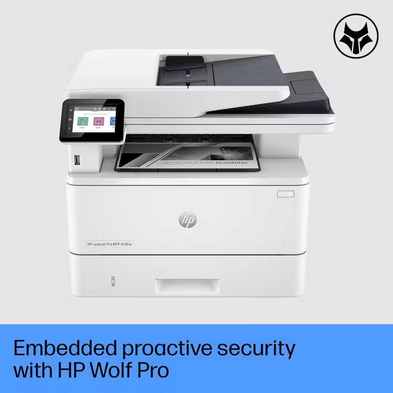 HP LaserJet Pro MFP 4102fdw skrivare Laser A4 1200 x 1200 DPI 40 sidor/min Wi‑Fi