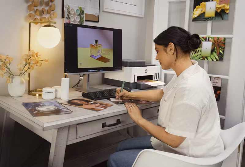 HP Smart Tank 7305 trådlös multifunktionsskrivare i färg, dubbelsidig utskrift; kopiator, skanner