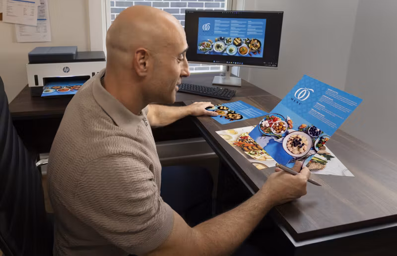 HP Smart Tank 7605 trådlös multifunktionsskrivare i färg, dubbelsidig utskrift; kopiator, skanner
