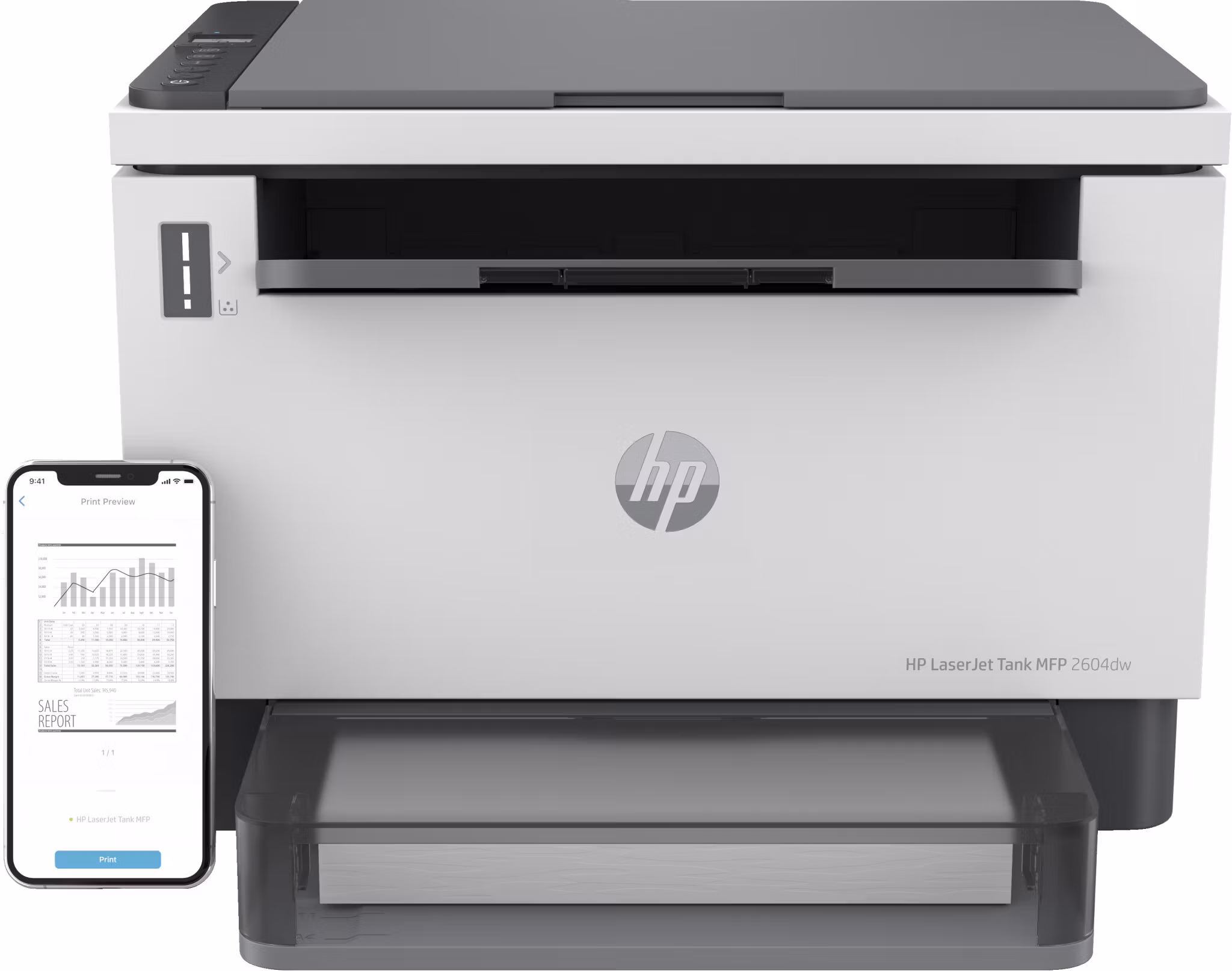 HP LaserJet Tank MFP 2604dw skrivare Laser A4 600 x 600 DPI 22 s/min Wi‑Fi