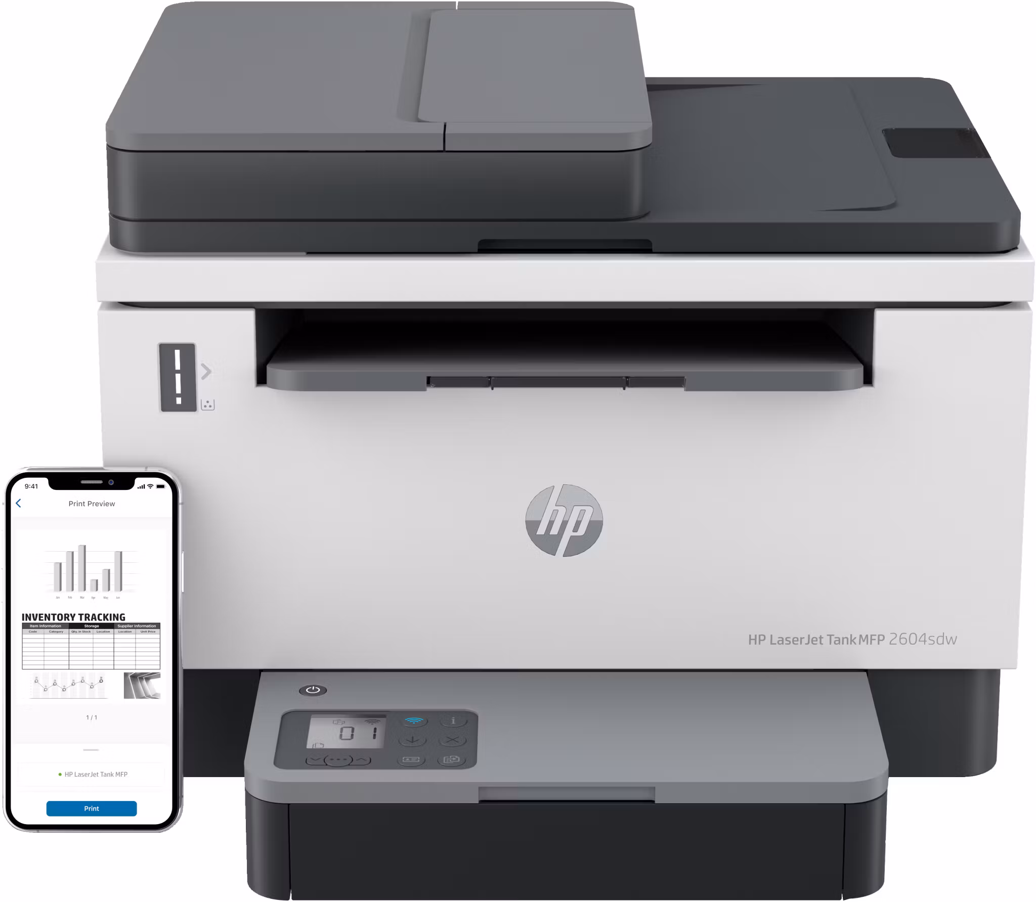 HP LaserJet Tank MFP 2604sdw skrivare
