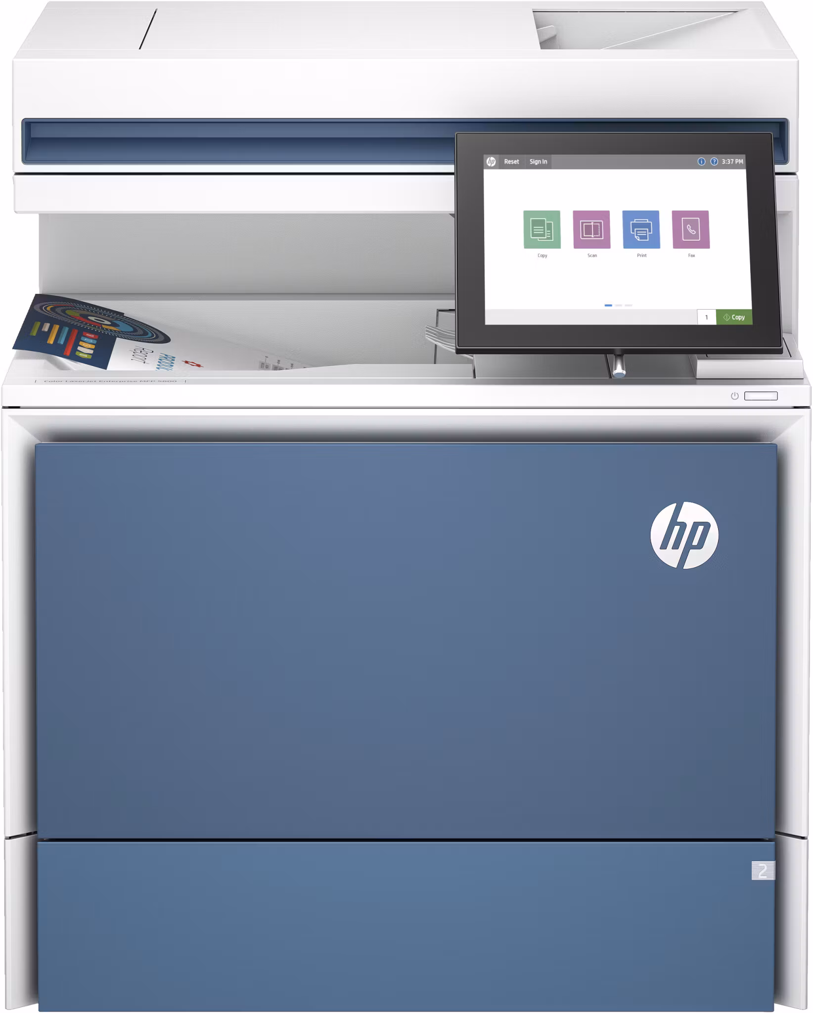 HP LaserJet Color Enterprise MFP 5800dn skrivare