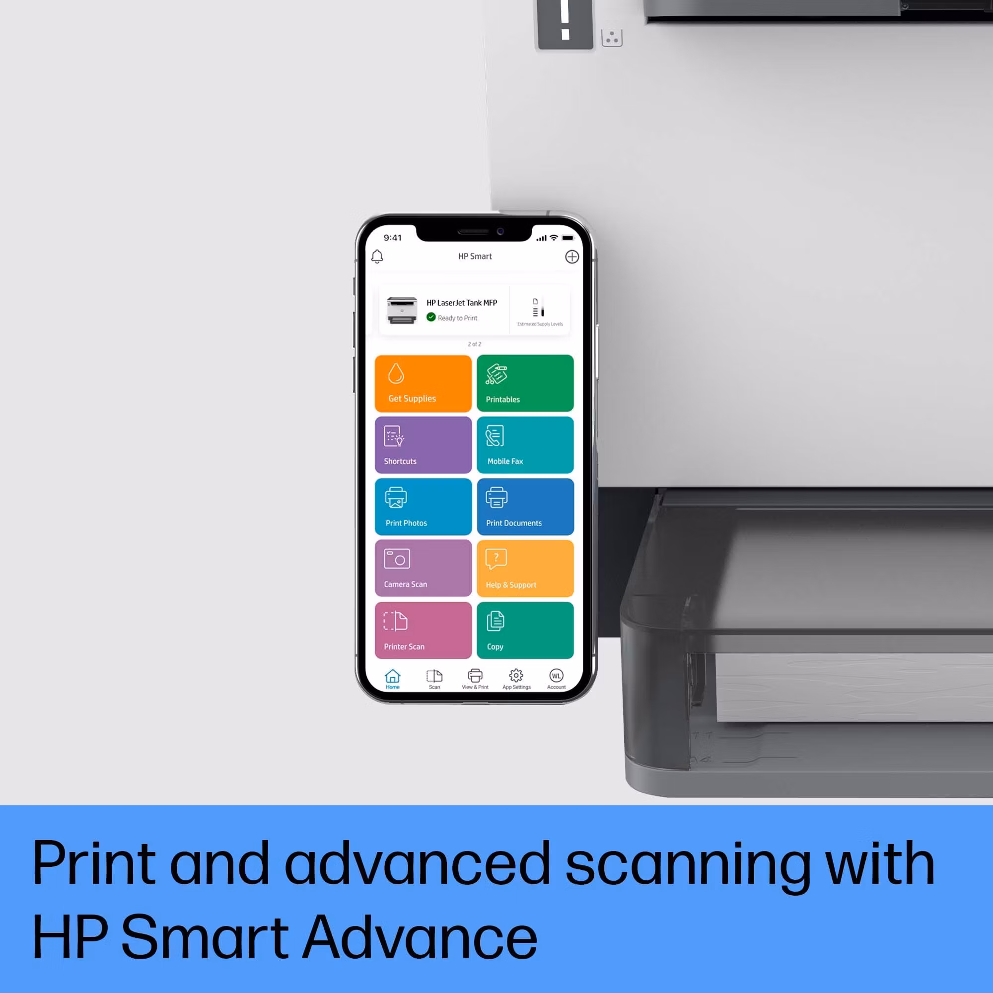 HP LaserJet Tank MFP 1604w skrivare Laser A4 600 x 600 DPI 22 sidor/min Wi‑Fi