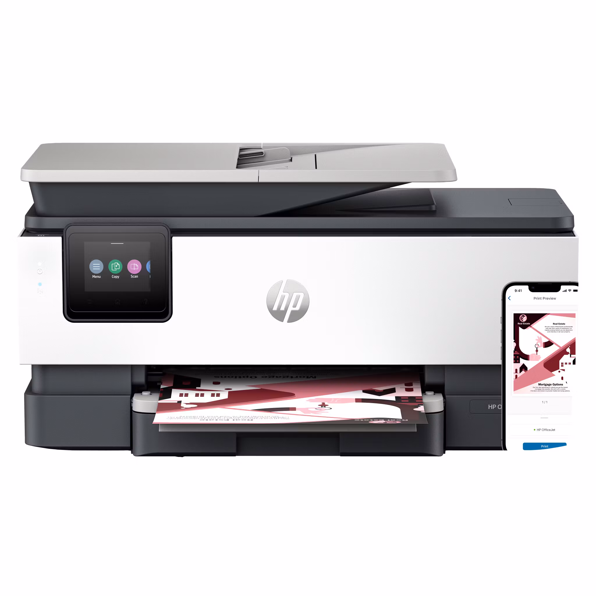 HP OfficeJet Pro 8122e trådlös multifunktionsskrivare i färg, Instant Ink; dubbelsidig utskrift