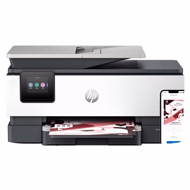 HP OfficeJet Pro 8122e trådlös multifunktionsskrivare i färg, Instant Ink; dubbelsidig utskrift