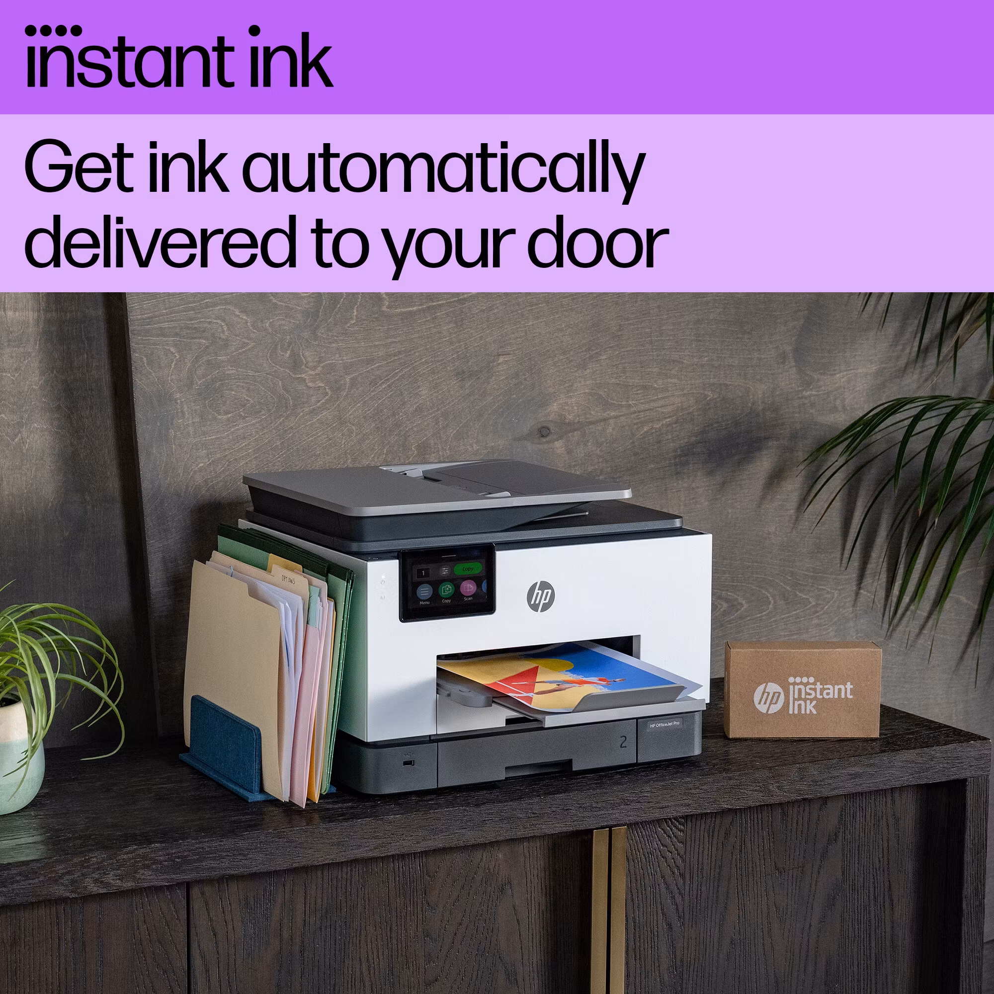 HP OfficeJet Pro 9132e trådlös multifunktionsskrivare i färg, Instant Ink; dubbelsidig utskrift