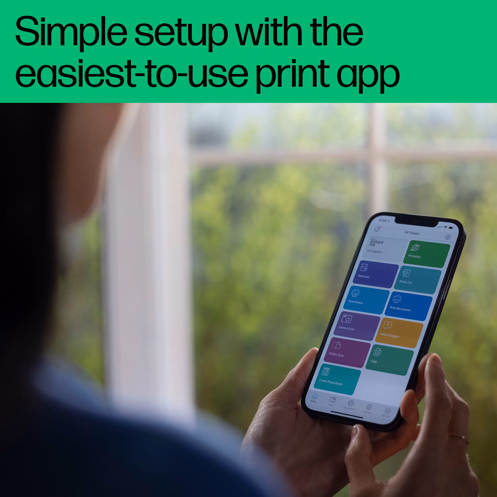 HP DeskJet 2810e trådlös multifunktionsskrivare i färg, Instant Ink; kopiator, skanner