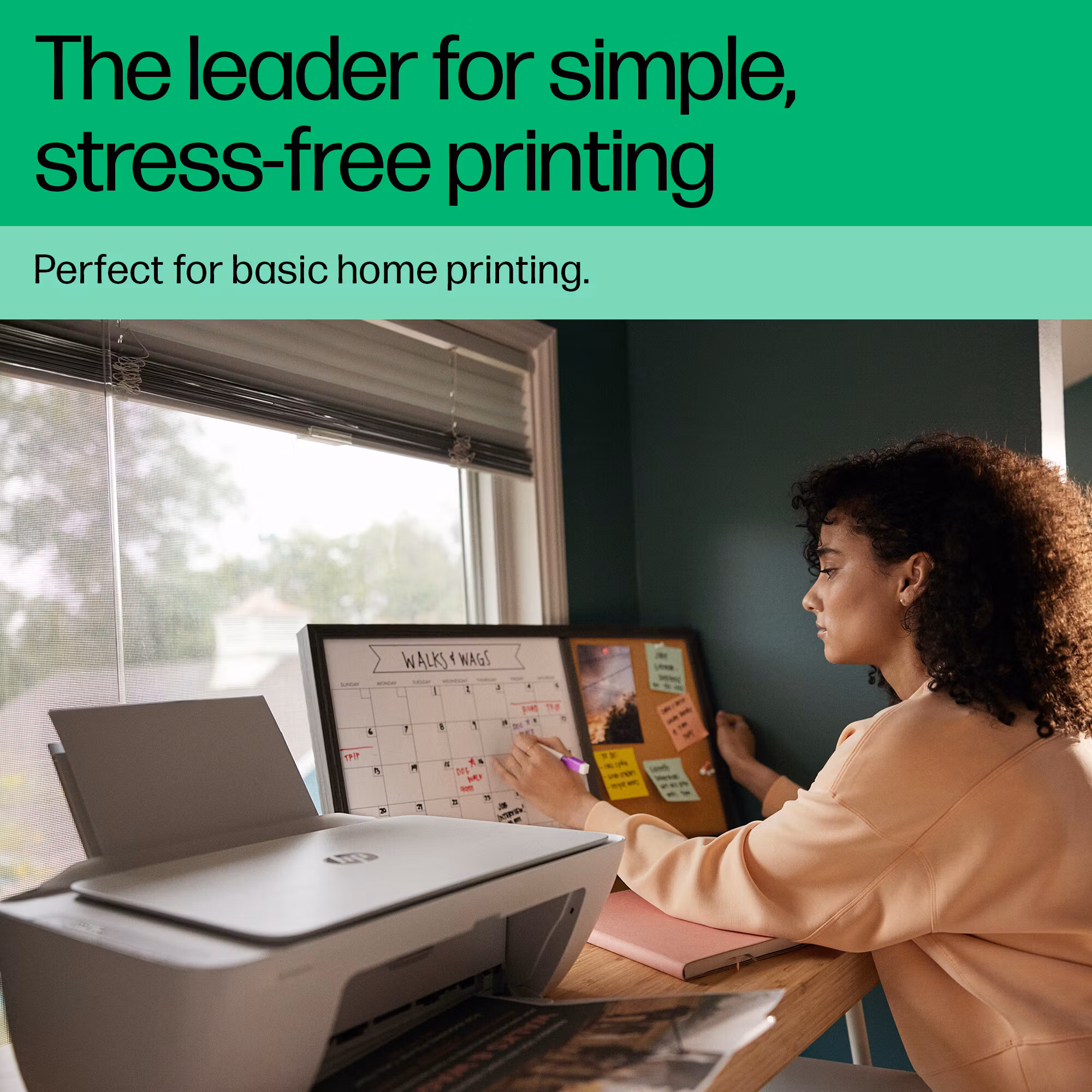 HP DeskJet 2810e trådlös multifunktionsskrivare i färg, Instant Ink; kopiator, skanner