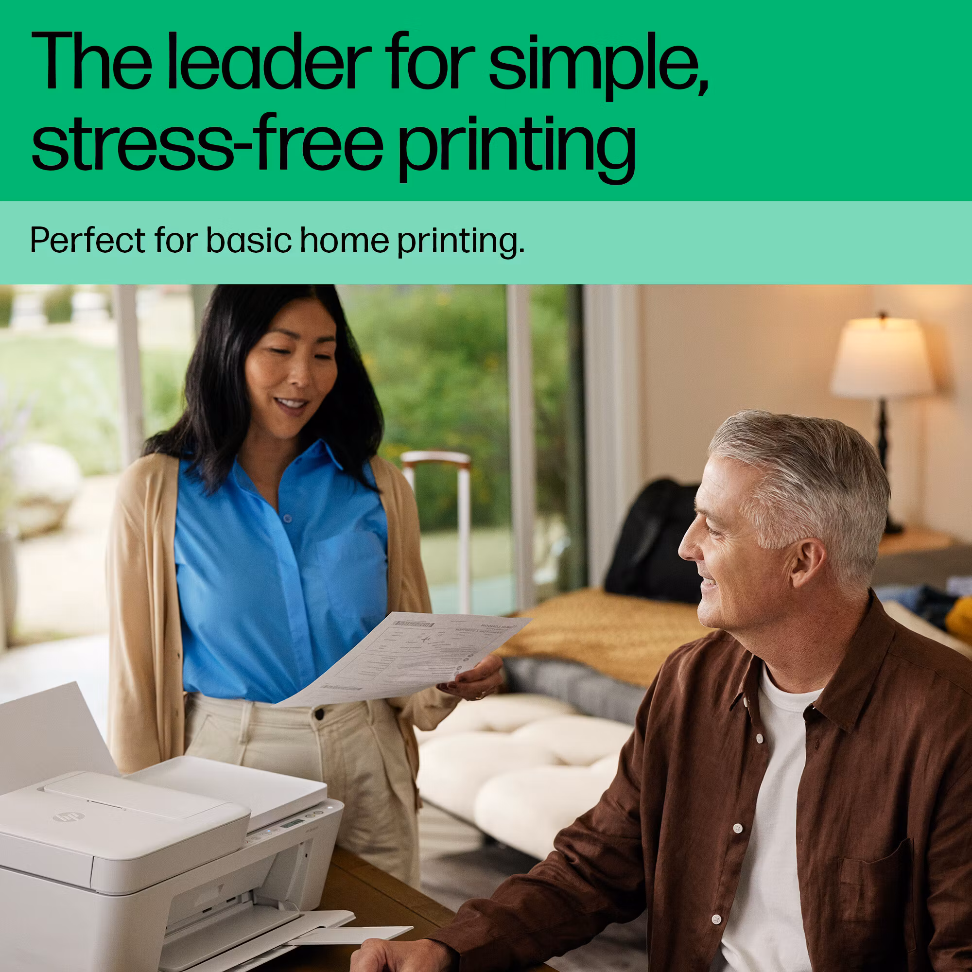 HP DeskJet 4222e trådlös multifunktionsskrivare i färg, Instant Ink; kopiator, skanner