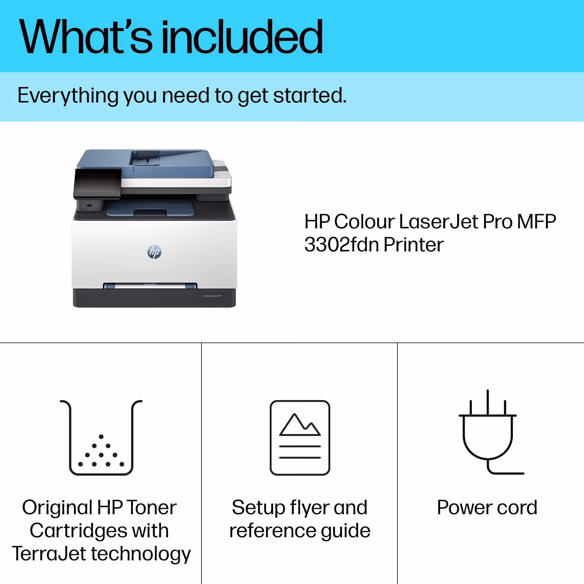 HP Color LaserJet Pro MFP 3302fdn Laser A4 600 x 600 DPI 25 ppm