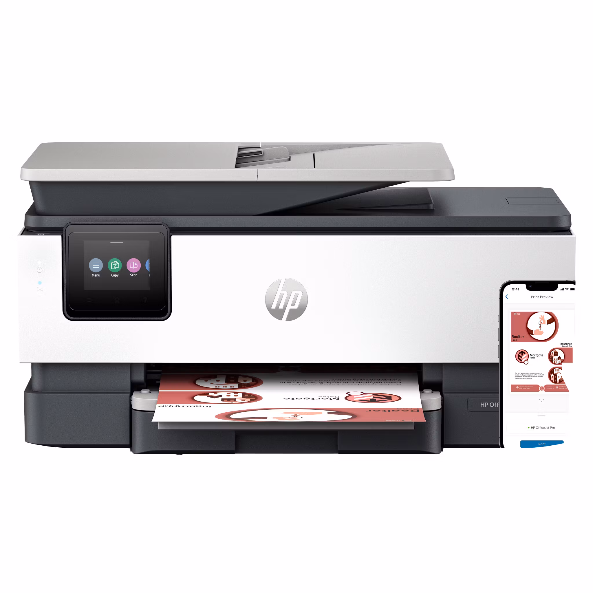 HP OfficeJet Pro 8132e trådlös multifunktionsskrivare i färg, Instant Ink, dubbelsidig utskrift