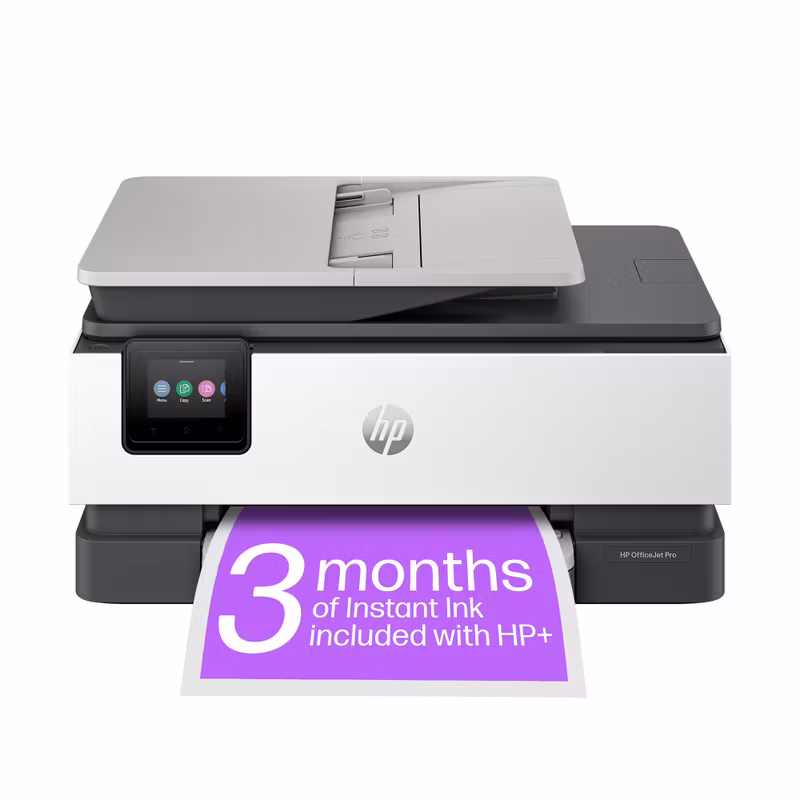 HP OfficeJet Pro 8132e trådlös multifunktionsskrivare i färg, Instant Ink, dubbelsidig utskrift