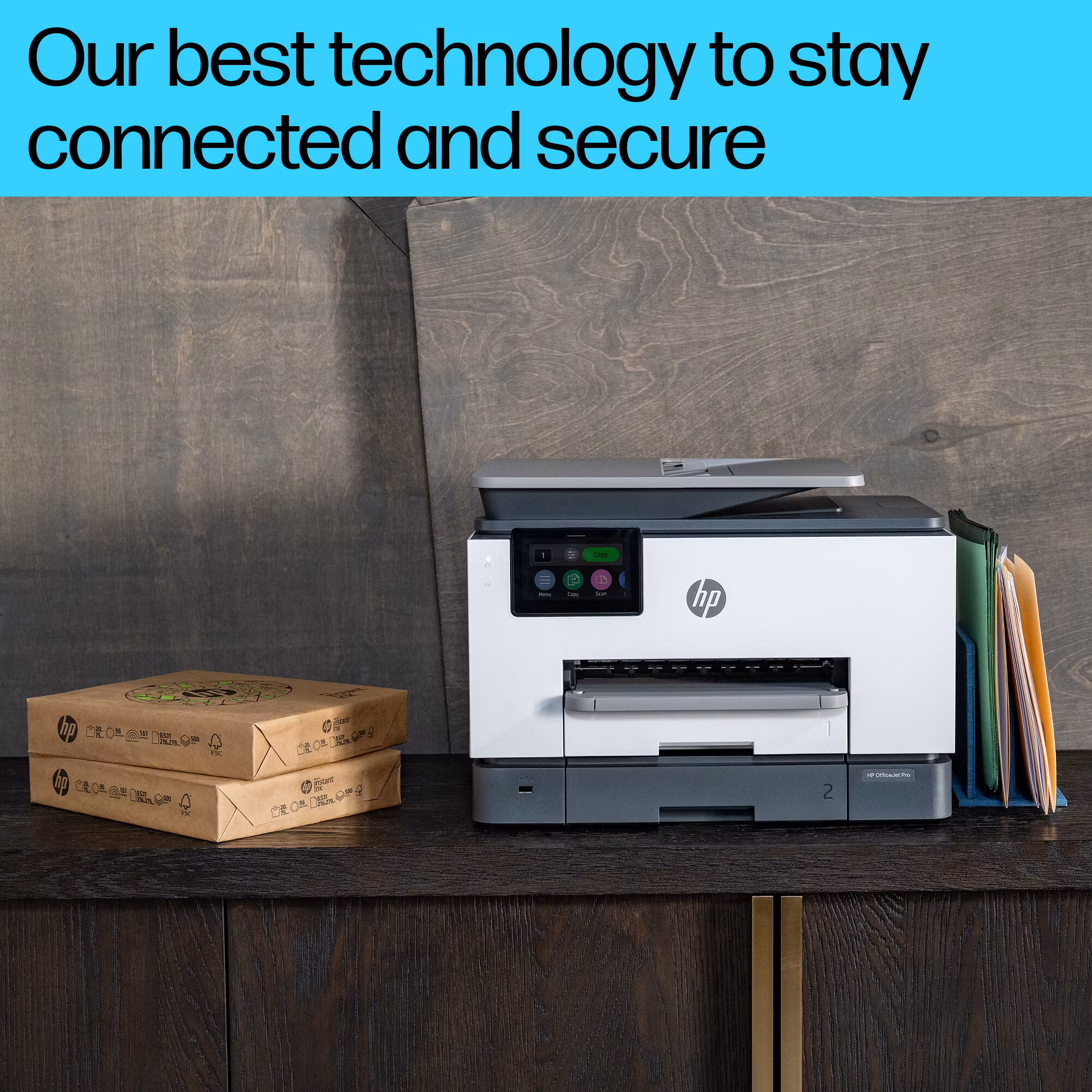 HP OfficeJet Pro 9135e trådlös multifunktionsskrivare i färg, Instant Ink, dubbelsidig utskrift