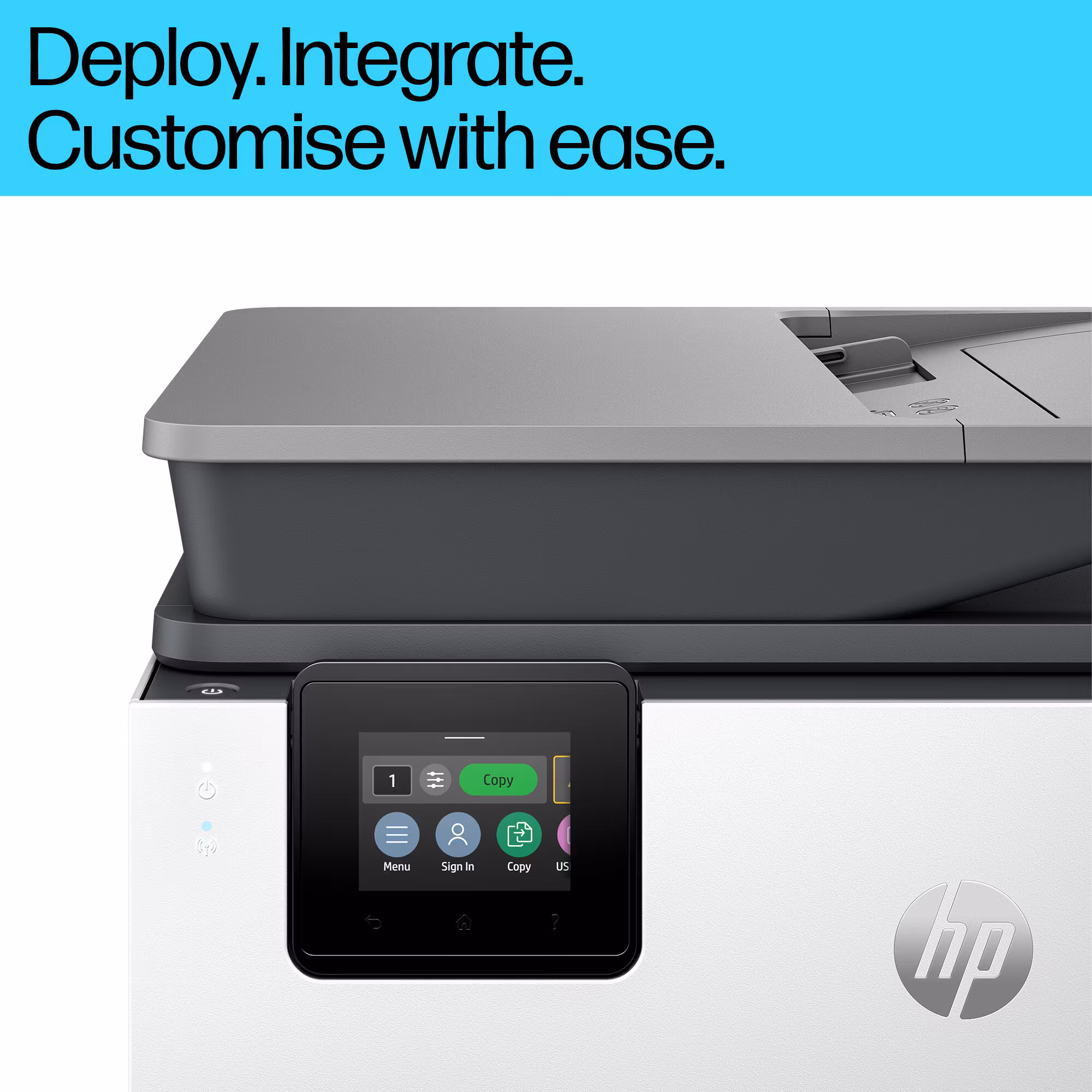 HP OfficeJet Pro 9120b trådlös multifunktionsskrivare i färg, dubbelsidig utskrift; kopiator, skanner