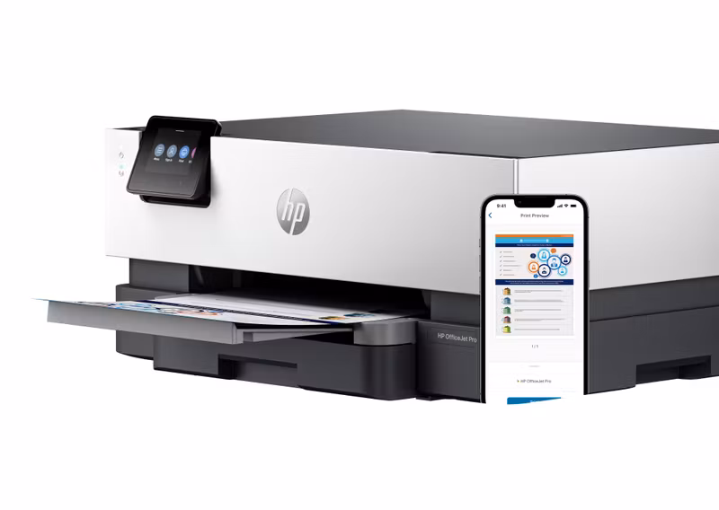 HP OfficeJet Pro 9110b trådlös färgskrivare med dubbelsidig utskrift