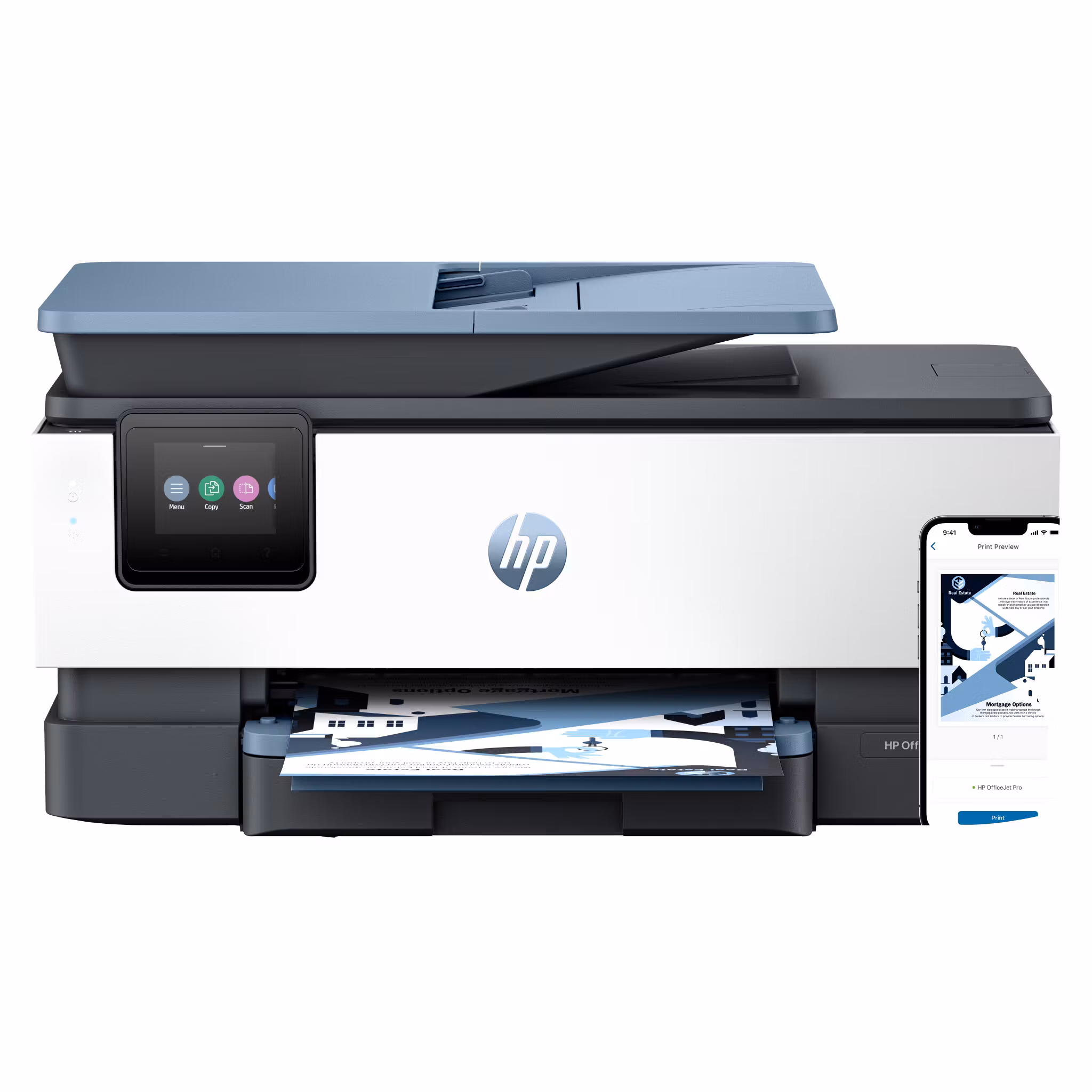 HP OfficeJet Pro 8125e trådlös multifunktionsskrivare i färg, Instant Ink, dubbelsidig utskrift