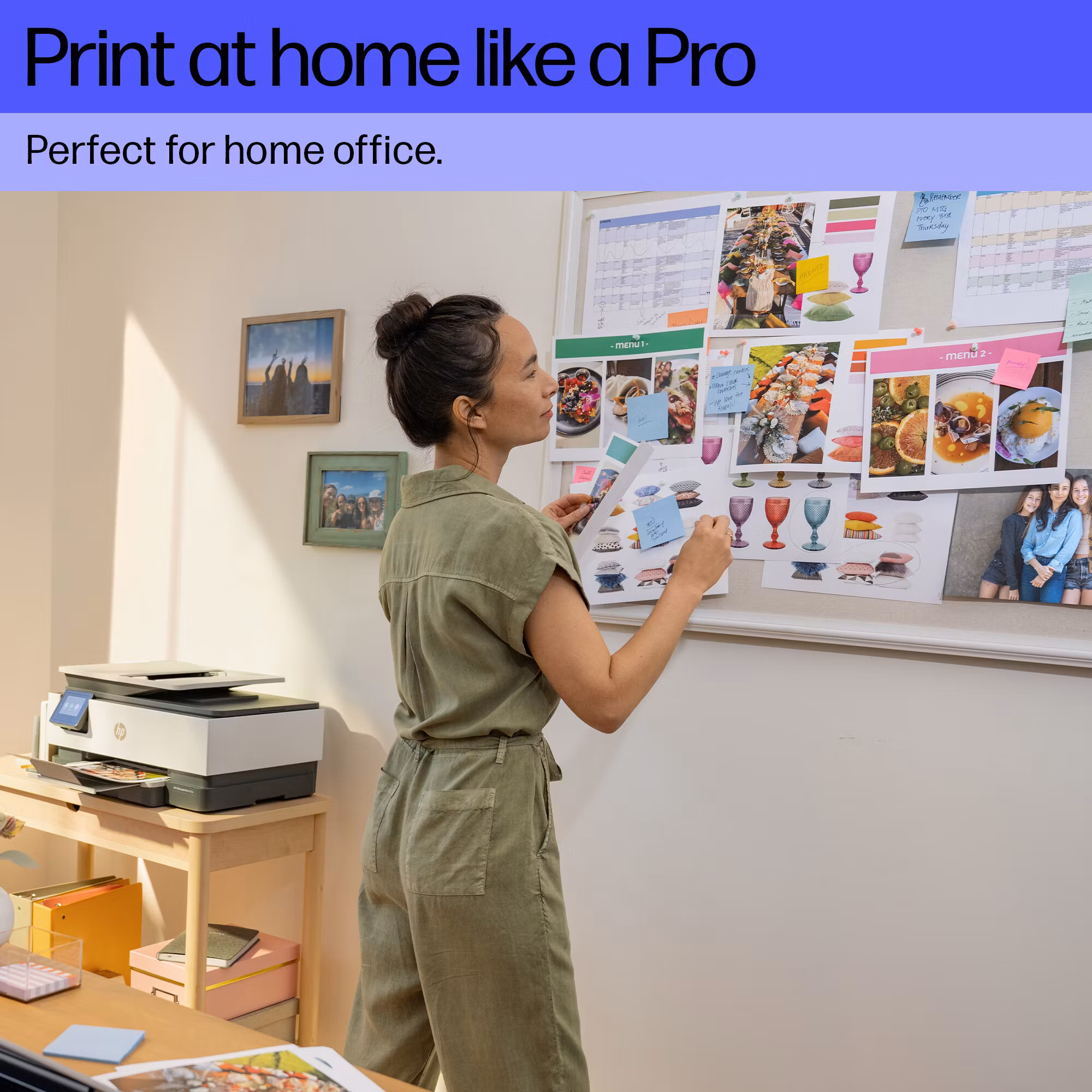HP OfficeJet Pro 8125e trådlös multifunktionsskrivare i färg, Instant Ink, dubbelsidig utskrift