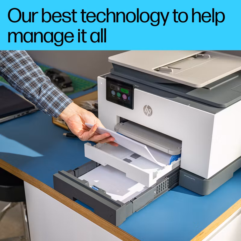 HP OfficeJet Pro 9130b trådlös multifunktionsskrivare i färg, dubbelsidig utskrift; kopiator, skanner