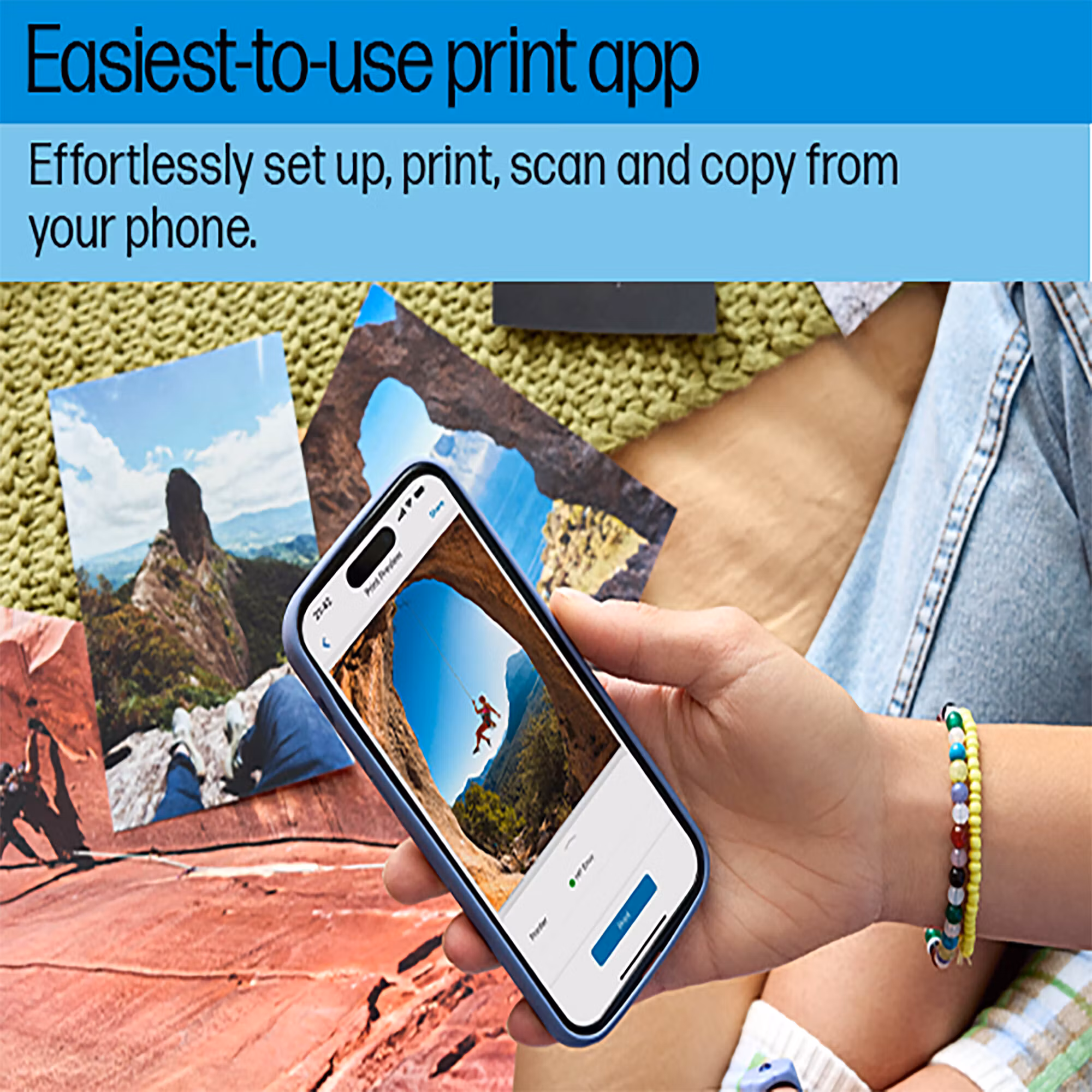 HP ENVY 6122e trådlös allt-i-ett färgskrivare, Instant Ink; fotoutskrift